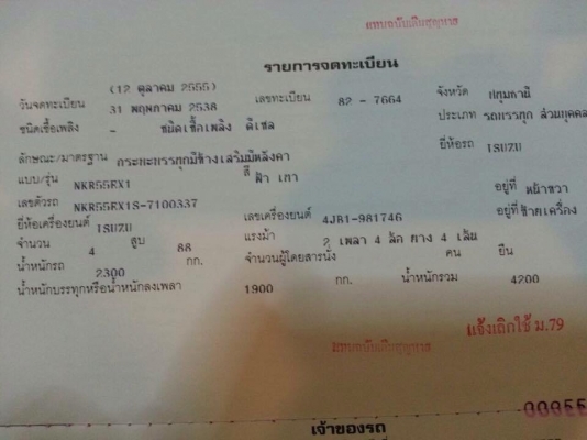 ขาย 4 ล้อห้าง ทะเบียนไม่ติดเวลา สวย ๆ ครับ