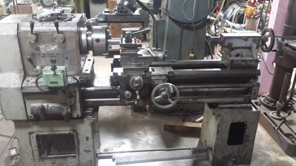 ขายครับขายเครื่องกลึงไต้หวันขนาด 5 ฟุต 2 เพลา รูผ่าน 2" มีเบรค เครื่องเงียบ ระบบใช้งานได้ปกติ สภาพใช้งานอยู่ ลองได้ 55000 บาท เอก ปทุม 0814583376