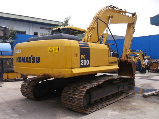 Komutsu PC200-7 #205545 ปี 2003 แทร็ก 70 รถนำเข้าจากญี่ปุ่น สนใจติดต่อ ใหม่ 061-4194022