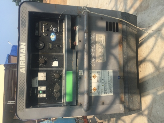 เครื่องเชื่อมภาคสนามพร้อมเครื่องปั้นไฟ Airman PDW300SN 300A 10KVA พร้อมใช้งาน สนใจโทร. 0818481185 0914902228