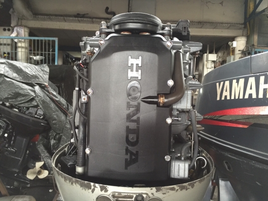 เครื่อเรือ    honda   90 hp fourstroke  เก่าญี่ปุ่น