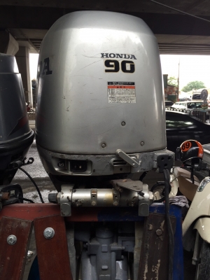 เครื่อเรือ    honda   90 hp fourstroke  เก่าญี่ปุ่น