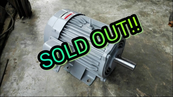======== Sold Out!! ========  มอเตอร์ Mitsubishi 5 HP. 220V. 2 สายไฟบ้าน สภาพนางฟ้า 99.99\% โทร 089-2499-123(Line)