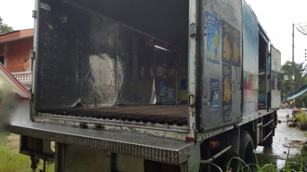 รถฮีโน่ 6 ล้อ ตู้แห้ง FF 195 แรงม้า. ปี 39    สนใจติดต่อ  081 - 6079515