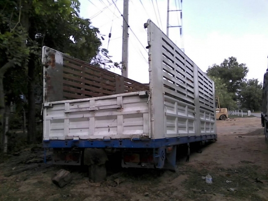 กระบะคอกเหล็กยาว6.20ม.รั้ว8...สวยมาก พื้นเรียบสวย...ยกลงจากไฮเทค