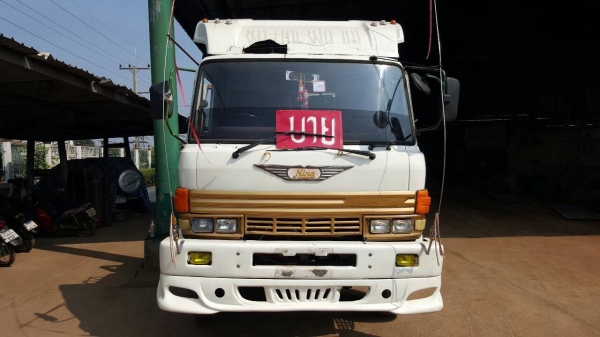 ขายเทนเลอร์ 10 ล้อ 2 เพลา หางพับไฮดรอริค HINO KT725 เครื่อง HO7C 180 แรงม้า คัสซีสวย เบรคทิฟฟี่ สโลว์กลาง พาวเวอร์ ทะเบียนพร้อมโอนครับ
