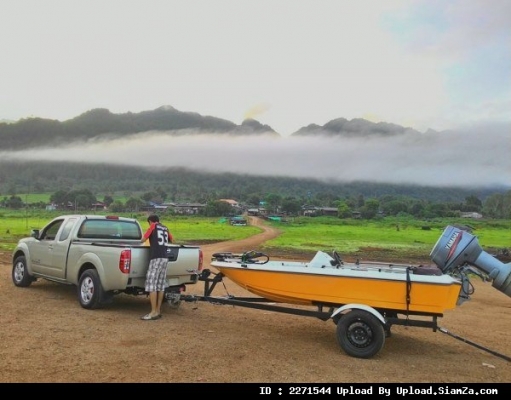 ขาย แบส 13 ฟุต yamaha 60 แรง เทเลอร์ พร้อมลาก