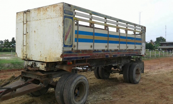 ขายลูกพ่วง2คานกะบะเนียมสวยทะเบียนพร้อม