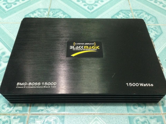 แอมป์คลาสดี black magic มือสองสภาพดีสวย เดิมๆเพิ่งเคยเปิดฝาใช้งานปกติ ขับซับ10&quot;-12&quot;หล่อสบาย.เบสแน่นๆ ขาย 2850 บาท  สนใจ0892425454 อยู่สระบุรีส่งได้