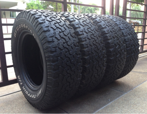 ยาง All BF goodrich 265 70 16 ดอกเต็ม พร้อมใช้งาน ราคาไม่แพง