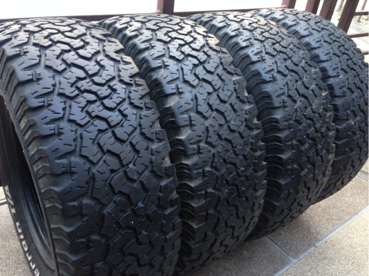 ยาง All BF goodrich 265 70 16 ดอกเต็ม พร้อมใช้งาน ราคาไม่แพง