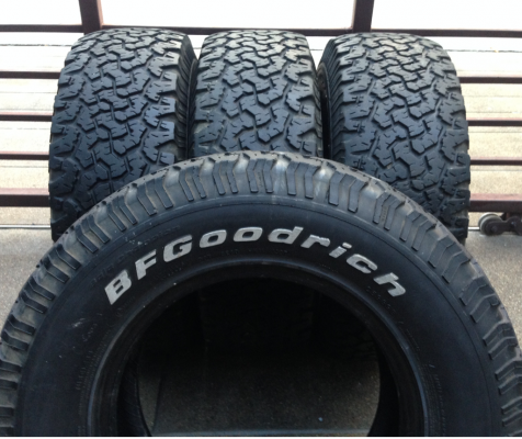 ยาง All BF goodrich 265 70 16 ดอกเต็ม พร้อมใช้งาน ราคาไม่แพง