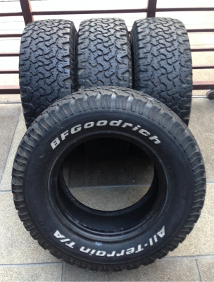 ยาง All BF goodrich 265 70 16 ดอกเต็ม พร้อมใช้งาน ราคาไม่แพง
