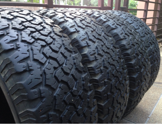 ยาง All BF goodrich 265 70 16 ดอกเต็ม พร้อมใช้งาน ราคาไม่แพง