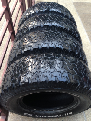 ยาง All BF goodrich 265 70 16 พร้อมใช้งาน ราคาไม่แพง