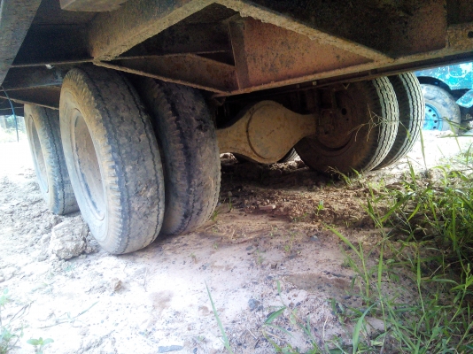 ลดสุดๆงดต่อรอง 45000บาท เทนเลอร์ใหญ่8ล้อ คัซซี10ล้อ  ขนรถเกี่ยวใหญ่ขนาดกลาง รถแม็คโคPC60