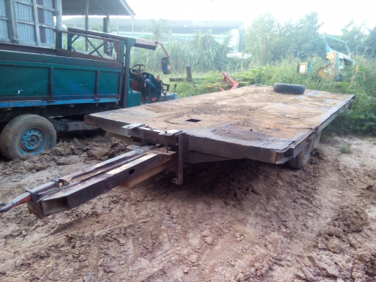 ลดสุดๆงดต่อรอง 45000บาท เทนเลอร์ใหญ่8ล้อ คัซซี10ล้อ  ขนรถเกี่ยวใหญ่ขนาดกลาง รถแม็คโคPC60