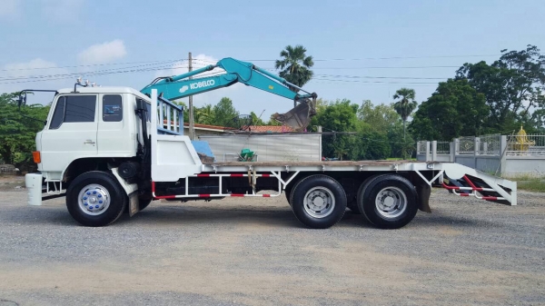 ขาย HINO FM SOMO 226 หางบรรทุกแบ็คโฮ