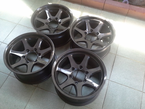 ล้อ Enkei 6/139 ขอบ16*8 ET10 สวยๆ 1ชุด Made in Japan.