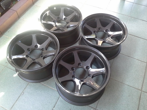 ล้อ Enkei 6/139 ขอบ16*8 ET10 สวยๆ 1ชุด Made in Japan.