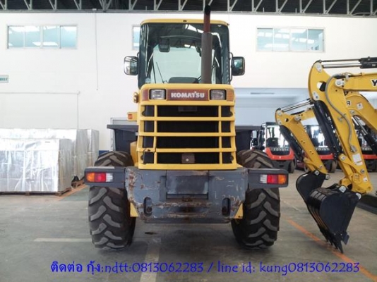 รถตักล้อยาง WA100-3 # 55691 Komatsu wheel loader มือสองจากญี่ปุ่น โทร.0813062283
