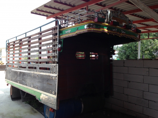 ขายกระบะ6ล้อkm777คัทซีกว้าง71cm กว้าง2.10 ยาว4.30m