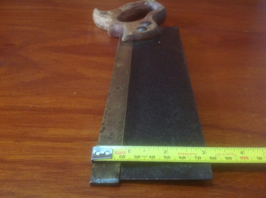 ขายเลื่อยลันดาเล็ก Vintage U.S.A.ขนาด 15" ความยาวใบ 10" คอบใบทองเหลือง ด้ามไม้ ฟัน 14 หนาและคมมาก