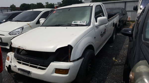 ขายซากรถกระบะ isuzu Dmax ปี2005 สำหรีบนักปั้น ขายตามสภาพ พร้อมเล่มทะเบียน