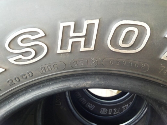 ยาง MUD MAXXIS BUCKSHOT 31x10.5 สภาพดีเยี่ยม