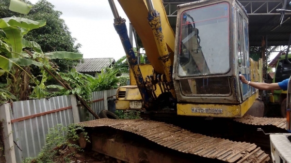 **339,000 บ.ต่อรอง/// แบคโฮ200 KATO HD-700 V1 พร้อมใช้ **ขาย KATO HD-700 แบคโฮ ขนาด200 สภาพดี พร้อมใช้ ราคาเบา HYD.EXCAVATOR KATO HD-700 V1 (เทียบเท่าPC-200) เครื่องMITSUBISHI 6D15-Turbo 6สูบ ปั้มK3V เครื่องดี แน่น ปั้มดี แรงดี ทำงานดี เร็วครับ (ปรู๊ดปร๊า