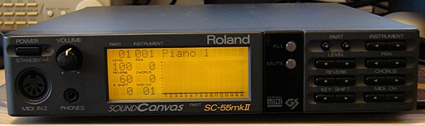 ขายซาวด์โมดูลคาราโอเกะยอดนิยม ROLAND Sound Canvas SC-55 Mk-II