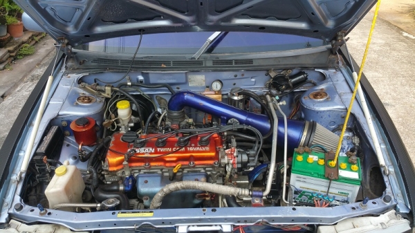 ขายรถแต่งนิสสัน ซันนี่ เครื่องหัวฉีด1.5 เกียร์ธรรมดา แอร์เย็น รถพร้อมซิ่ง