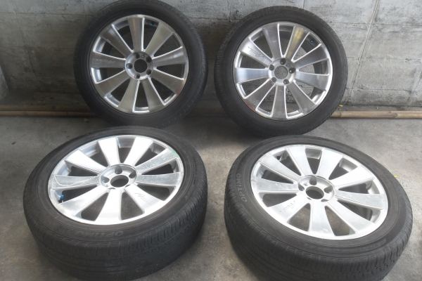 ล้อแม็ก 19นิ้ว 5รู114 พร้อมยาง สวยๆ 4 ล้อ ลดราคาเหลือ 8500 บาท