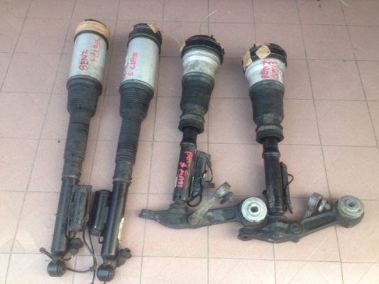 โช้คลม BENZ W220 S CLASS ตาเหยี่ยวครบชุดหน้าหลังเก่าญี่ปุ่นเเท้สภาพดี