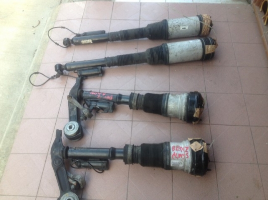 โช้คลม BENZ W220 S CLASS ตาเหยี่ยวครบชุดหน้าหลังเก่าญี่ปุ่นเเท้สภาพดี