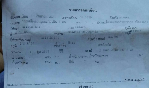 MITSU STRADA 2.8 โฟวีล 4X4 ปี43 ทอปสุด พร้อมแลนมิเตอร์ สวยพร้อมใช้ MITSU STRADA 2.8 โฟวีล 4X4 ปี43 ทอปสุด พร้อมแลนมิเตอร์ สวยพร้อมใช้