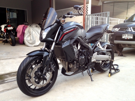 ((ดาวน์ 59000)) ขาย CB650f ปี2014 แต่งสวย วิ่ง8XXX km ราคา 249000 บาท(รับเทริ์น)