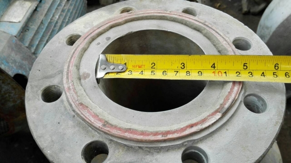 Sell>> ปั้มหอยโข่งสแตนเลส เข้า 5"- 4" ชนมอเตอร์ 7.5 HP. 380V. สภาพสวย พร้อมใช้งาน!!