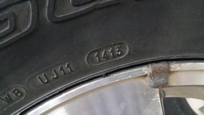 ขายล้อพร้อมยาง bf goodrich all terrain 265/75r16