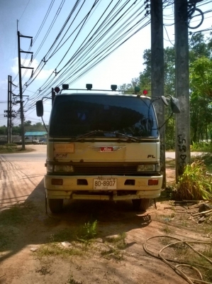 ขายดาวน์รถบรรทุก 18 ล้อพ่วงแม่ลูกพื้นเรียบ HINO FL3H เครื่อง EK100 260 แรงม้า  เกียร์ฟูลเลอร์ 8 เกียร์ ลูกพ่วง 2 เพลา ขายดาวน์ 350000