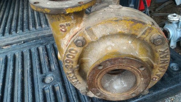 ปั๊มน้ำแรงเหวี่ยง พญานาค N. K. L. ทำแรงดันสูง ขนาดท่อ 3 นิ้ว อัตราการไหลที่ 2000 - 2900 ลิตรต่อนาที