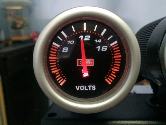 ชุดเกจวัด2นิ้ว AUTOGAUGE แท้ ญี่ปุ่น มีVOLTS OIL TEMP WATER TEMP มือ2 ญี่ปุ่น