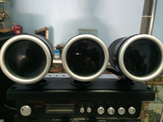 ชุดเกจวัด2นิ้ว AUTOGAUGE แท้ ญี่ปุ่น มีVOLTS OIL TEMP WATER TEMP มือ2 ญี่ปุ่น