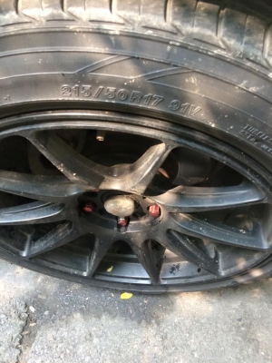 ขายถูก ล้อXXR ขอบ17" 5/114.3 ล้อพร้อมยาง ขาย 7,900 บาท