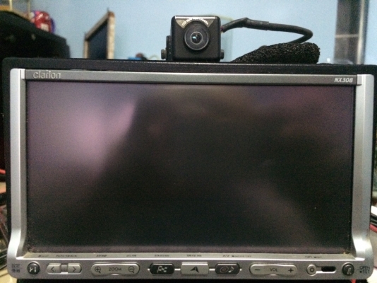 Clarion NX308 จอLCD7นิ้ว SD-HC DVD-RWเล่นได้NTSCและPAL MP3-RW CD-RW มีความจำในตัวเครื่อง ทัชสกรีน ปรับระดับจอได้4ระดับ มาพร้อมกับกล้องClarion ทั้ง2อย่างMade in Japan สภาพสวย มือ2 ญี่ปุ่น