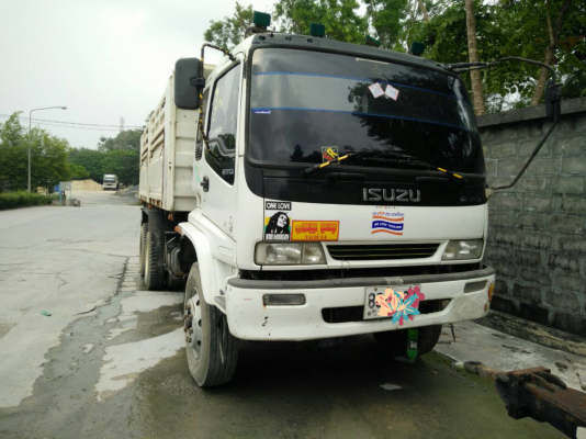 ขายรถบรรทุก 22 ล้อพ่วงแม่ลูกดัมพ์ ISUZU DECA 270 แรงม้าปี 2547 ลูกพ่วง 3 เพลายัดลงเล่มแล้ว ราคา 1700000