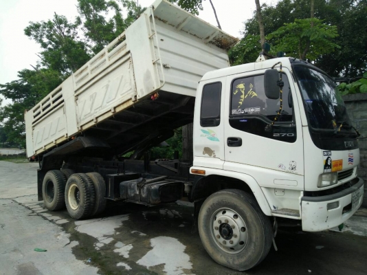 ขายรถบรรทุก 22 ล้อพ่วงแม่ลูกดัมพ์ ISUZU DECA 270 แรงม้าปี 2547 ลูกพ่วง 3 เพลายัดลงเล่มแล้ว ราคา 1700000
