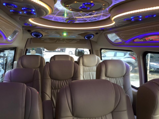 โทร 0922726669 คุณตันหยง ตู้เบสออโต้แวน ขายรถตู้ ดีเซลล์ ปี 2013 แต่งวีไอพี แอร์ไมโครบัส สีขาว ราคา 1,029,000 บาท