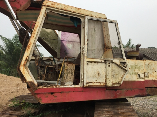 รถขุดSUMITOMO 280 EA รถเดิม ขาวแดง..รถใช้งานอยู่ โซ่หนา เครื่องแห้ง ปั้มแห้ง..