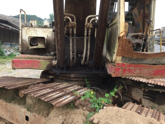 รถขุดSUMITOMO 280 EA รถเดิม ขาวแดง..รถใช้งานอยู่ โซ่หนา เครื่องแห้ง ปั้มแห้ง..